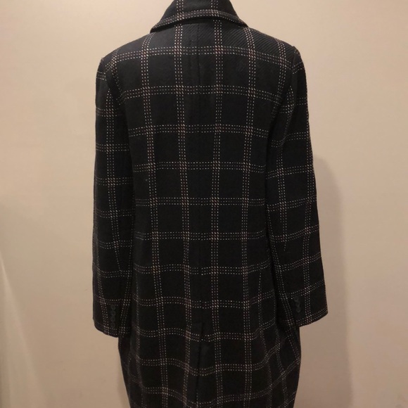 Long Ann Taylor Loft Wool Peacoat Sz 14 - Picture 3 of 3